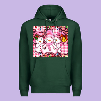 Pink Snowgirls Premium Hoodie Designed By Adodesignshop