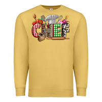 Antique Gold Chef Premium Sweatshirt - Zillion Design Studio