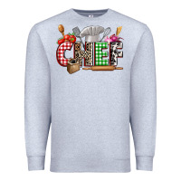Heather Grey Chef Premium Sweatshirt - Zillion Design Studio