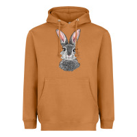 Meerkat Bunny Face Heavyweight Hoodie - RanaPortraitStore