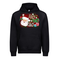 Black ho ho ho santa Urban Hoodie - AdoDesignShop