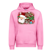Fuchsia Pink ho ho ho santa Urban Hoodie - AdoDesignShop