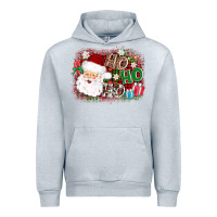 Heather Grey ho ho ho santa Urban Hoodie - AdoDesignShop