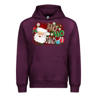 Mauve Wine ho ho ho santa Urban Hoodie - AdoDesignShop