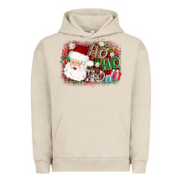 Pigment French Oak ho ho ho santa Urban Hoodie - AdoDesignShop