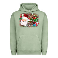 Pigment Oil Green ho ho ho santa Urban Hoodie - AdoDesignShop