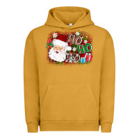 Pigment Peanut Butter ho ho ho santa Urban Hoodie - AdoDesignShop