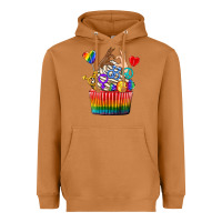 Meerkat pride rainbow cupcake Heavyweight Hoodie - texasbilliewilder