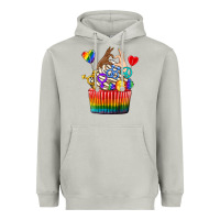 Moon Dust pride rainbow cupcake Heavyweight Hoodie - texasbilliewilder