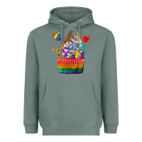 Sage pride rainbow cupcake Heavyweight Hoodie - texasbilliewilder