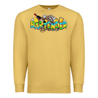 Antique Gold bartender Premium Sweatshirt - Zillion Design Studio