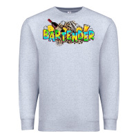 Heather Grey bartender Premium Sweatshirt - Zillion Design Studio