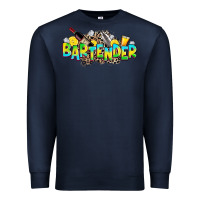 Navy bartender Premium Sweatshirt - Zillion Design Studio