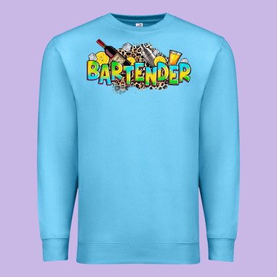 Bartender Premium Sweatshirt Designed By Zillion Design Studio