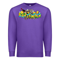 Purple bartender Premium Sweatshirt - Zillion Design Studio