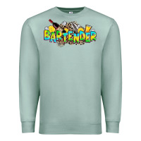 Seafoam bartender Premium Sweatshirt - Zillion Design Studio