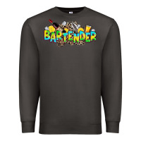 Smoke bartender Premium Sweatshirt - Zillion Design Studio