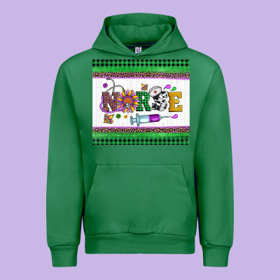 Mardi Gras Nurse Urban Hoodie Designed By Artiststas