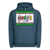 Pigment Midnight Navy mardi gras nurse Urban Hoodie - Artiststas