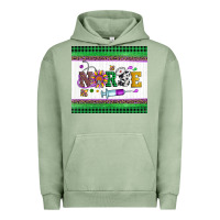 Pigment Oil Green mardi gras nurse Urban Hoodie - Artiststas