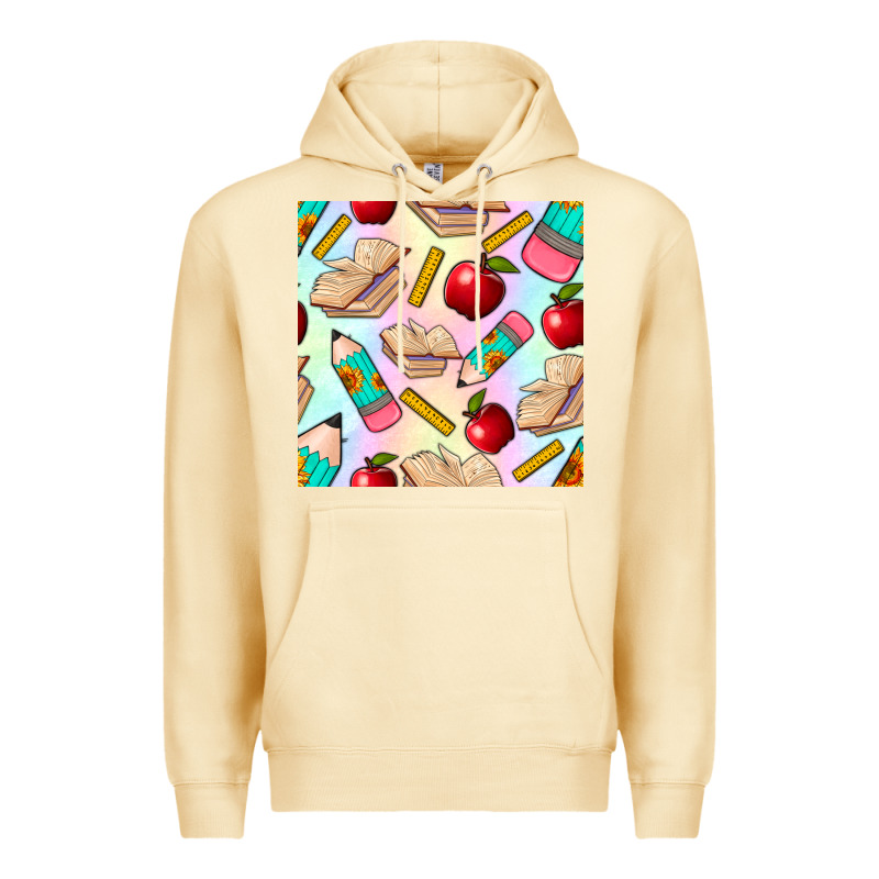 School Seamless Pattern Premium Hoodie by BundleAndBundleShop | Teevron