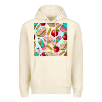 Sandshell school seamless pattern Premium Hoodie - BundleAndBundleShop