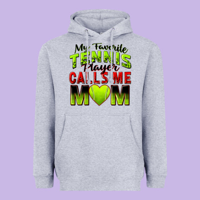 Heavyweight Hoodie my favorite tennis player calls me mom