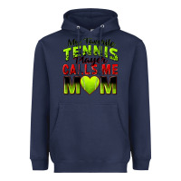 Navy my favorite tennis player calls me mom Heavyweight Hoodie - Zillion Design Studio