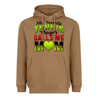 Toasted Coconut my favorite tennis player calls me mom Heavyweight Hoodie - Zillion Design Studio