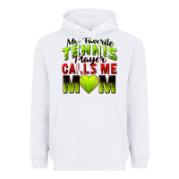 White my favorite tennis player calls me mom Heavyweight Hoodie - Zillion Design Studio