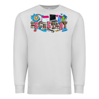 Dove Grey secretary Premium Sweatshirt - Zillion Design Studio