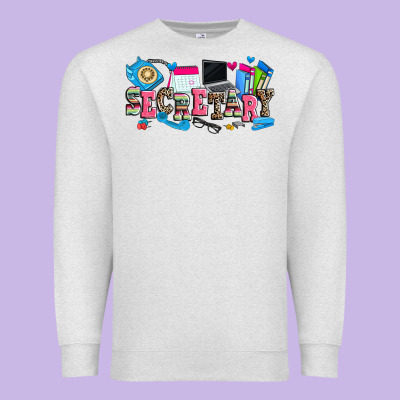 Secretary Premium Sweatshirt Designed By Zillion Design Studio