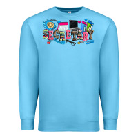 Ocean Blue secretary Premium Sweatshirt - Zillion Design Studio