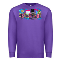 Purple secretary Premium Sweatshirt - Zillion Design Studio