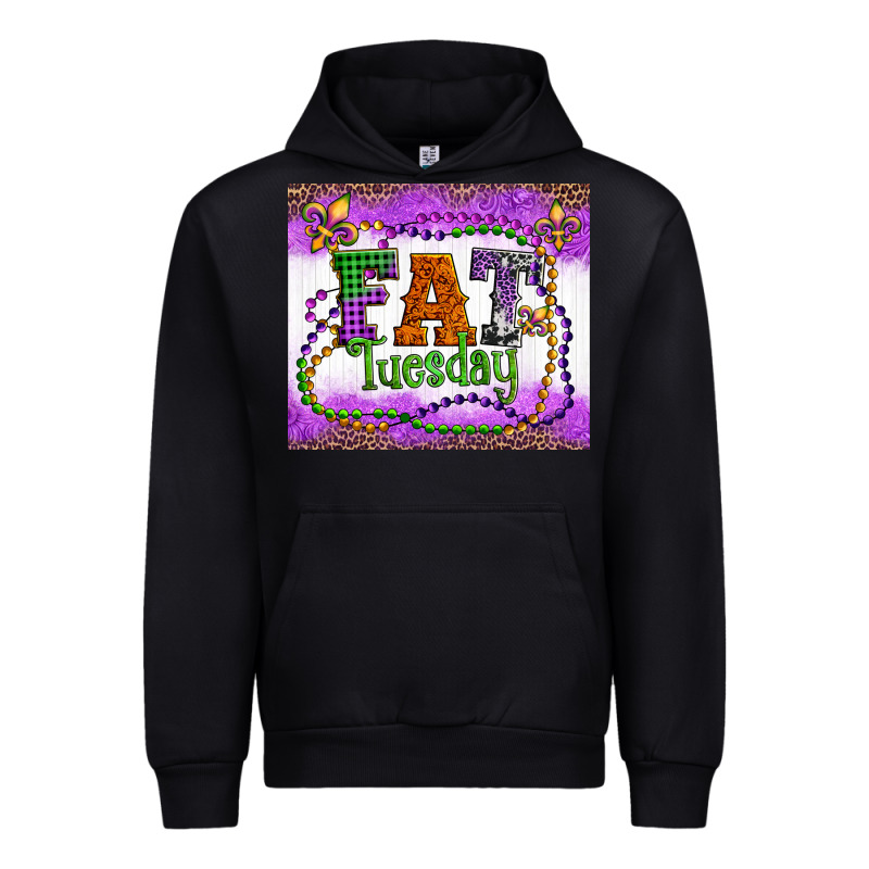Fat Tuesday Fleur De Lis And Mardi Gras Beads Urban Hoodie by Artiststas | Teevron