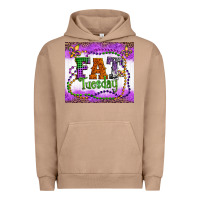 Pigment Burro fat tuesday fleur de lis and mardi gras beads Urban Hoodie - Artiststas