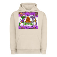 Pigment French Oak fat tuesday fleur de lis and mardi gras beads Urban Hoodie - Artiststas