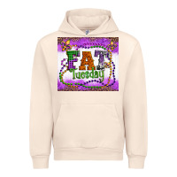 Sandshell fat tuesday fleur de lis and mardi gras beads Urban Hoodie - Artiststas
