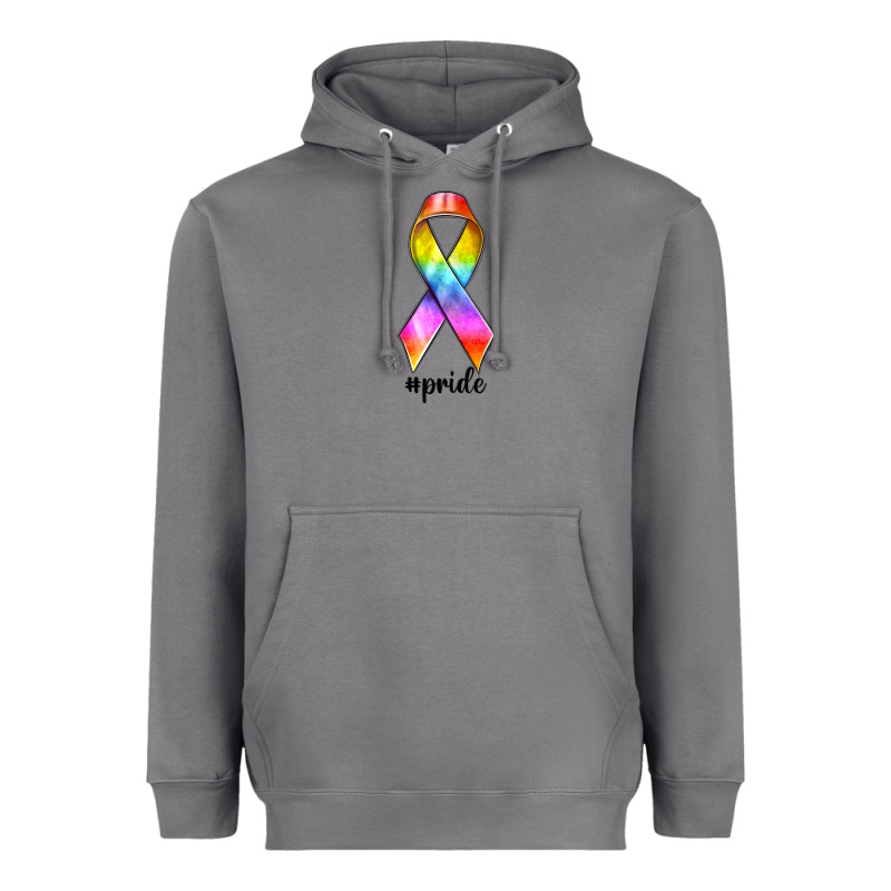 Pride Ribbon Heavyweight Hoodie by texasbilliewilder | Teevron