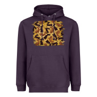 Plum Bunny Pattern Heavyweight Hoodie - RanaPortraitStore