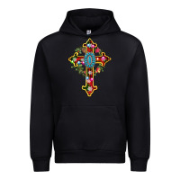 Black christmas cross Urban Hoodie - AdoDesignShop