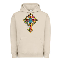 Pigment French Oak christmas cross Urban Hoodie - AdoDesignShop