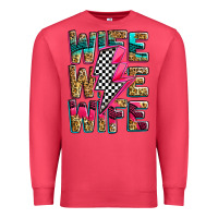 Cardinal race wife wife wife lightningbolt Premium Sweatshirt - Zillion Design Studio