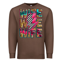 Chestnut race wife wife wife lightningbolt Premium Sweatshirt - Zillion Design Studio