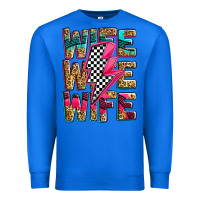 True Royal race wife wife wife lightningbolt Premium Sweatshirt - Zillion Design Studio