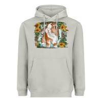 Moon Dust Bunny With Flower Leopard Heavyweight Hoodie - RanaPortraitStore