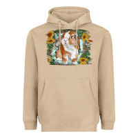 Mushroom Bunny With Flower Leopard Heavyweight Hoodie - RanaPortraitStore