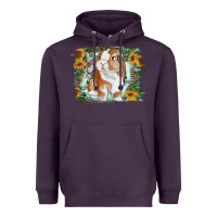Bunny With Flower Leopard Heavyweight Hoodie | Teevron