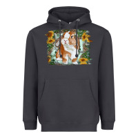 Smoke Bunny With Flower Leopard Heavyweight Hoodie - RanaPortraitStore