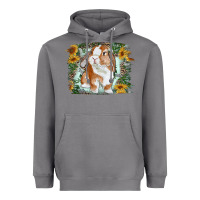 Storm Bunny With Flower Leopard Heavyweight Hoodie - RanaPortraitStore